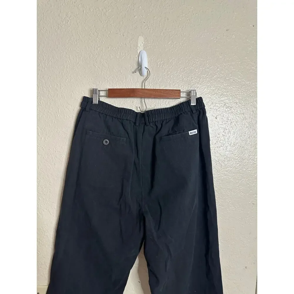 Brother Brother Los Angeles Black Drawstrings Pants Tapered Pull On Mens XL